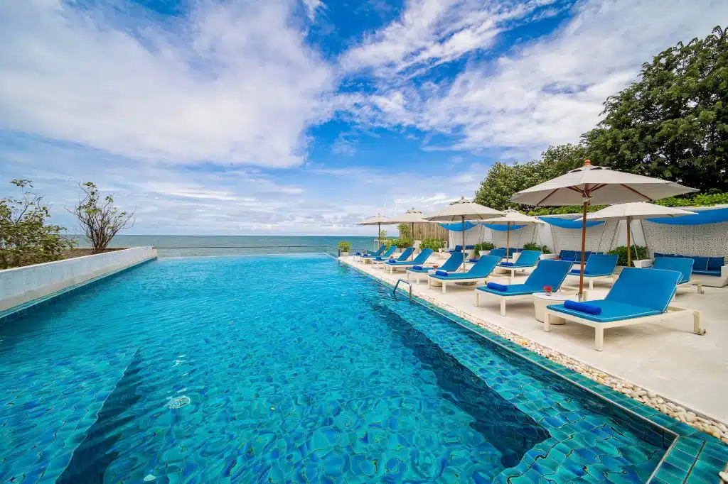 seaside swimming pool